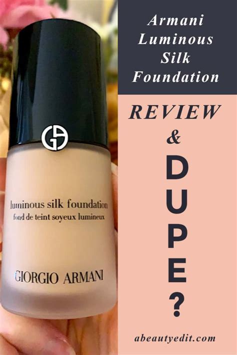 dupe for giorgio armani luminous silk foundation|giorgio armani foundation dupe uk.